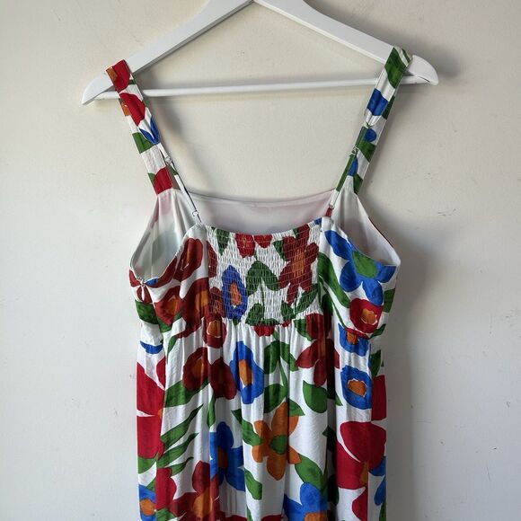 Skies Are Blue Floral Maxi Dress Womens Small Multicolor Rayon Blend Spring - Picture 4 of 13